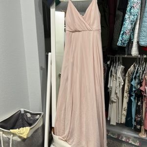 Buddy Gray blush pink dress medium
